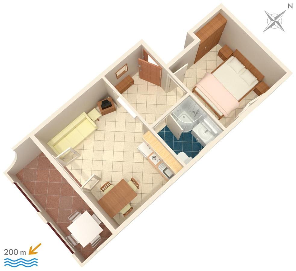 Apartments With A Parking Space Baska Voda, Makarska - 2709 Luaran gambar