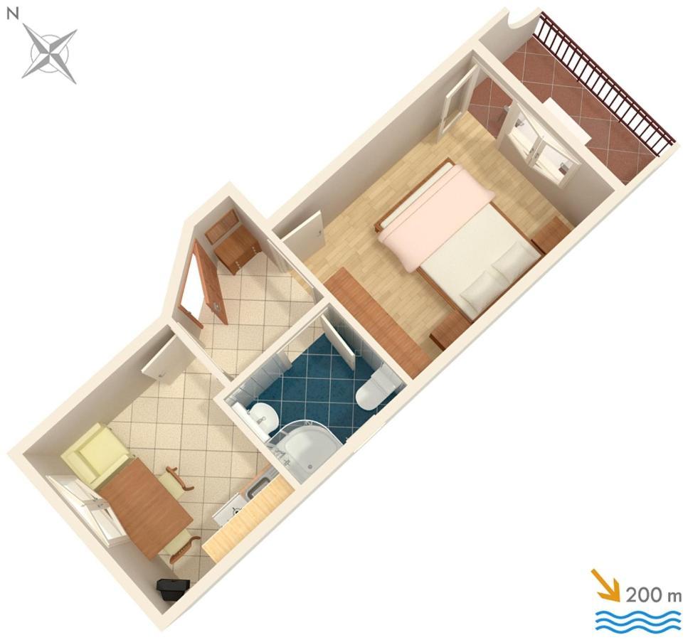 Apartments With A Parking Space Baska Voda, Makarska - 2709 Luaran gambar
